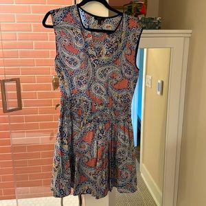 JCrew Paisley Dress